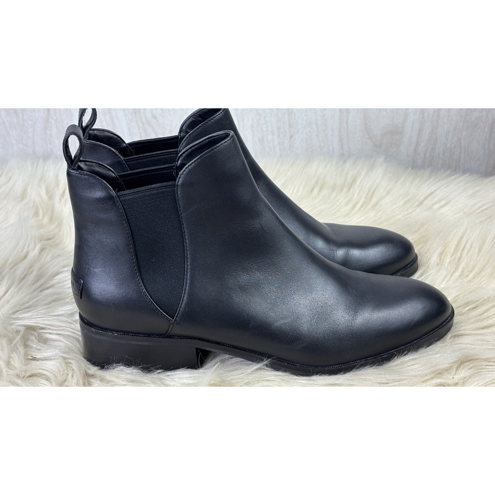 Cole Haan Laina Chelsea Boots Womens 9.5B Black Leather Ankle Booties W22256